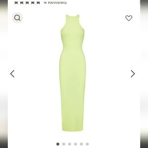 Skims Lemonade Soft Lounge Dress